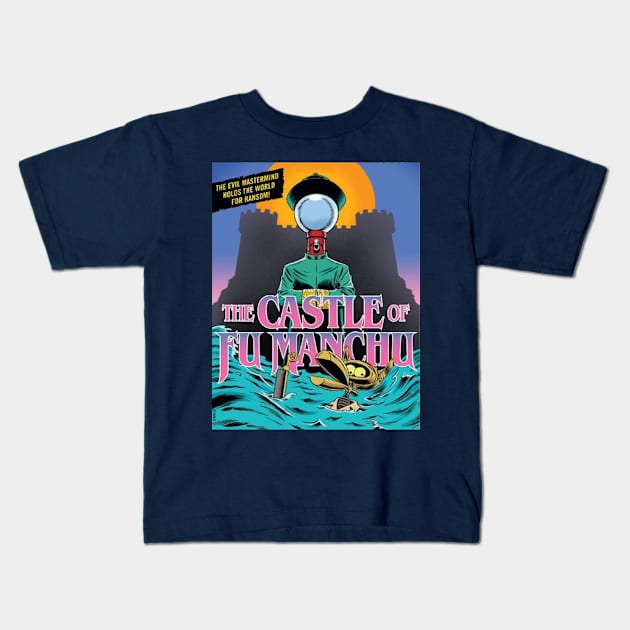 MST3K Mystery Science Promotional Artwork - Castle of Fu Manchu Kids T-Shirt by Starbase79